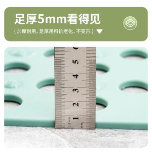 Square anti-slip mat, bathroom mat, bath, anti-fall, eco-friendly, household shower room, suction cup, floor mat, bathroom massage, foot mat