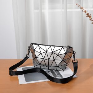 Bag Women's 2025 New Summer New Fashion Simple Geometric Single Shoulder Crossbody Portable Mini Lingge Small Bag