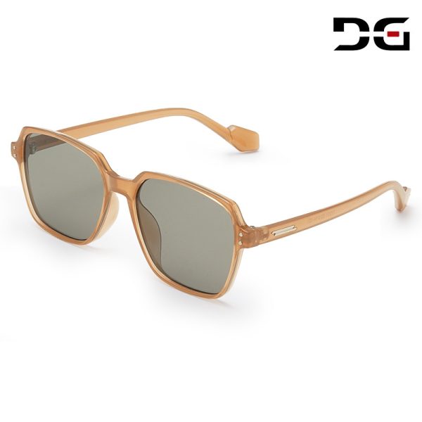 Cross-border Internet celebrity small frame UV protection sunglasses European and American retro personality sunglasses women's ins brown glasses - Image 2