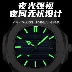 Switzerland brand waterproof luminous new men's watch men's ultra-thin quartz watch live foreign trade explosive one drop shipping