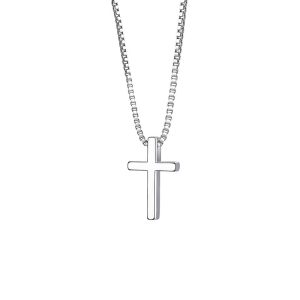 Cross pendant necklace women's 204 new ins simple high-end light luxury design niche wholesale clavicle chain