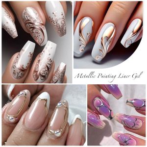 Cross-border new product nail metal wire glue high-density hook paint glue metal glue phototherapy nail glue 5ml