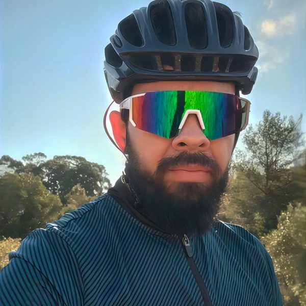 Outdoor cycling glasses, sports running, cycling sunglasses, mountaineering, windproof eye protection, custom cross-border sunglasses - Image 3