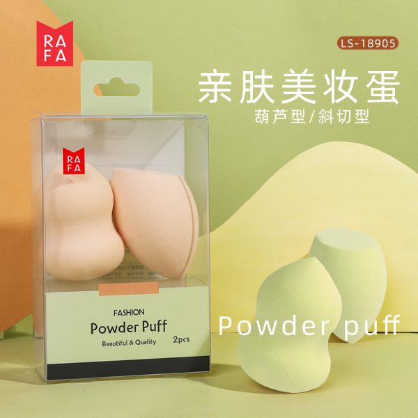 Rafa Beauty Egg Gourd Slim Cut Makeup Sponge Puff Super Soft Soaking Water Big Skin Color Makeup Egg LS-18905
