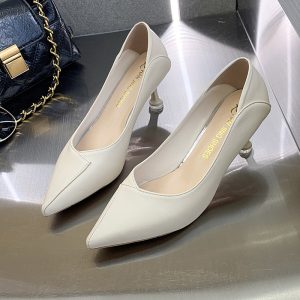Stunning ~ pointed temperament high heels women's 2023 new French fashion pumps single shoes women's office business