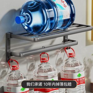 Non-perforated towel rail, toilet, bathroom, kitchen, triangle shelf, towel rail, tissue box, toothbrush holder, hook