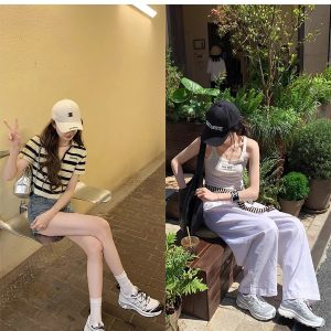 Grape mom studiolee leather platform sole heightened sporty style drawstring light casual color-blocked dad shoes for women