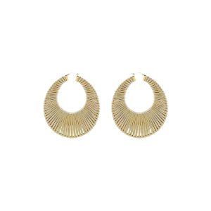 European and American retro exaggerated hand-braided earrings, exaggerated personality, fashionable earrings, high-end temperament, versatile earring women