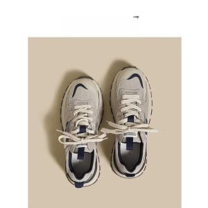 Daddy shoes women's 2025 new spring women's shoes Forrest Gump shoes women's retro gray shoes sneakers casual