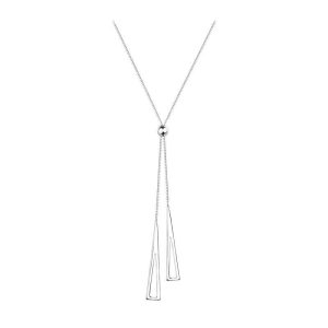 Cold wind triangle sweater chain female autumn and winter ins metal wind niche long necklace geometric pull necklace
