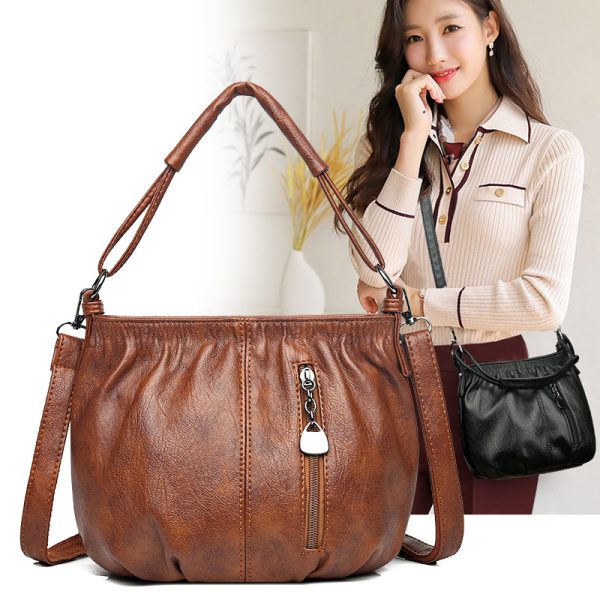 Women's Bags, Handbags, 2023 New Women's Bags, European and American Fashion Retro Bags, One-Shoulder, Multi-layer, Large-Capacity Crossbody Bags